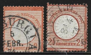 hCc鍑؎ 1872 MI 21a+21b VF[h CANC VF J^Oi $1170