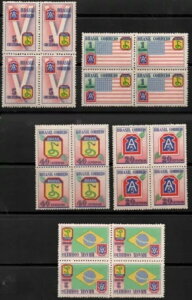 RHM:BR C-206/C-207/C-208/C-209/C-210 1945 uW HOMENAGEM ? FOR?A EXP.uW