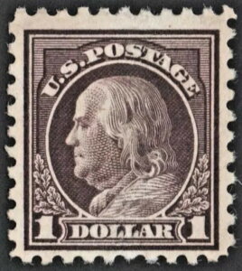 US Sc# 478 *~gAKȂALH* { -VF- $1 tN} "1916N̊󏭂ȃp[tH[V10 UN-WMK