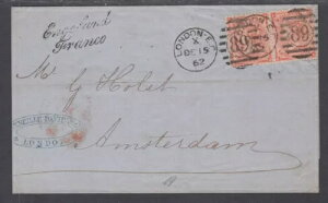 1862�N�̃J�o�[�ɕ`���ꂽ�C�M���X��Sc34�y�A�A�t�����X�o�R�Ń����h��-�A���X�e���_���A�I�����_