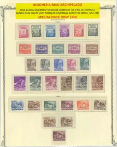 ChlVA - AE 1954-64 Ovpt V[Y 40 ؎ yx̎ MLH