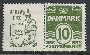 �f���}�[�N�؎� 1928�N Facit RE3 MNH F/VF