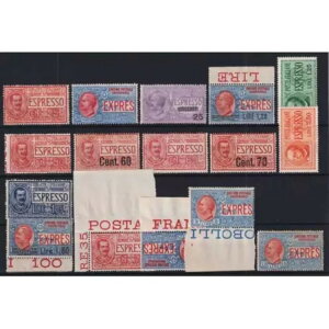 �C�^���A�����R���v���[�g �G�N�X�v���X ���b�g 16 V. G.I MNH** �ؖ����B