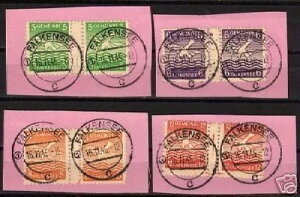 Falkensee 1945 MI 1WZ-4WZ �̒f�� CANC VF