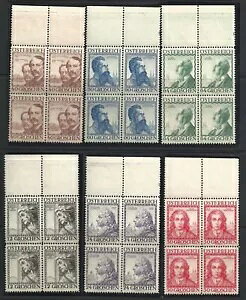 1934 I[XgAANo. 460A/465 - z - MNH** NH[c[tGbW -