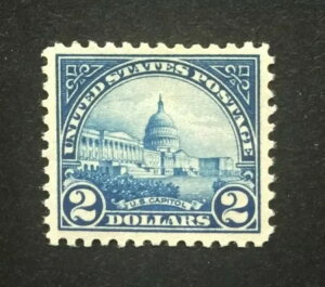 mystamps US 572A$2 Lsg 1923AMNHAOGAF90 GNXg[[