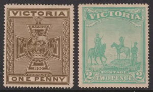 BNgA 1900 2d (2/-) GhO[ `eB SG 374/5 MLH Cv 460|h [E8667]