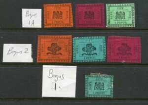 Ker's City Post �^�C�v 1�A1A�A�U���n���؎� 2 ���Z�b�g BX5487