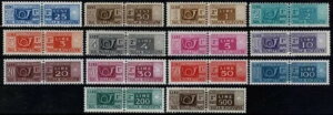 1946年 - 1951年 イタリア共和国 郵便小包 シリーズ14 額面 MNH MF108832