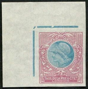 1910 De La Rue ́uBRITANNIA HEADvgCAA傫Ȋ̕sSȃJ[ gCA (uTurn...