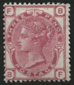 SG143 1873-80 3d ���[�Y�v���[�g 20 BF�A�t�@�C��V �y���}�E���g���ꂽ�V�i