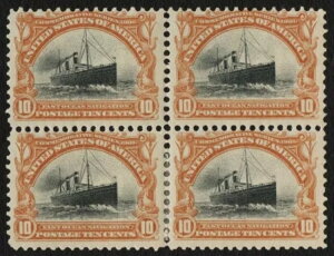 US Sc# 299 *MINT OG H* { 4���Z�b�g } 10�Z���g �����C�m�q�s 1901 CV$ 525.00