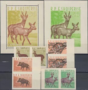 �A���o�j�A �Z�b�g IMP & S/S (Perf/IMP) ���C���h���C�t 1962 MNH-720 ���[��