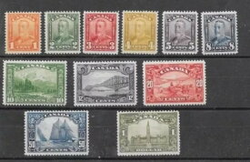 カナダ 1928-1929 決定版、スコット 149-159 ミントセット。