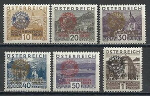 I[XgA 1931 YV 398A-398F MNH/MLH VF