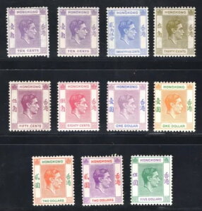 ؖ: ` 1938-52 KGVI ALL P14 MINT OG H ?460+ LOT #67302*