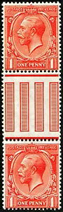 1d SG 361 'SCARLET-VERMILION' IN 'GUTTER PAIR' U/M �f���炵���F�ŁA���̃T�C�Y�ł͊󏭂ł��B