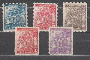 �X�y�C�� �e���O���t �ǎ� 1938 �G�f�B�t�B�� 16/20 MNH �x��