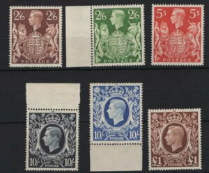 GB 1939 2/6d - 6 um 1 Zbg [ref 283/577 sa/9u0721]