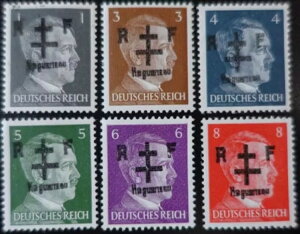 第二次世界大戦 - 解放記念切手 - アグノー No.1/6 ミント ** MNH 価値 864 ユーロ (+20%)