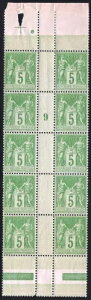 tX YVERT 106 SCOTT 104 " PEACE COMMERCE SAGE 5Zg ubN 10 " MNH XF P181