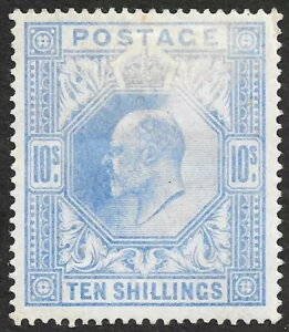 KEVII - 10/- �E���g���}���� *�~���g�q���W�t���K��* SG 265 (CV ?1,000)