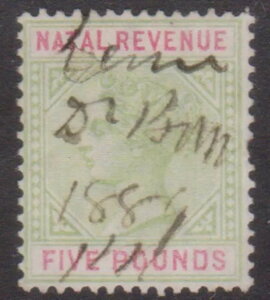 (F270-10) 1880�N�i�^�[���B5�|���h�΂ƐԂ�QVIC������ (J) (DH15)