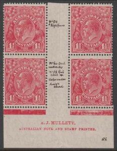 �I�[�X�g�����A KGV SM Wmk 1?d ���[�Y���b�h P14 �_�C 1a ���� SG87 MLH Cv 2,000�h�� [E8809]