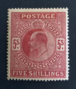 GB EdVII Sg318 5s �J�[�}�C���F���Ɍy���q���W�t���~���g�iVLHM�j