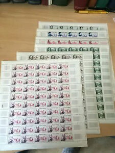 1960NtX؎V[gV[YNo.1257`1262×50 N**/MNHV[g