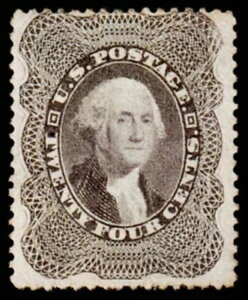 č Scott 37a (1860)  NG FACV $500.00 J
