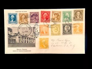 DC Vg 1932N11 FDC #704-15 VgB 200NLO 1ĉݕ^
