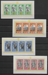 �t���~�b�V���E���M�I���؎� 1941 MI I-IV �V�[�g MNH VF