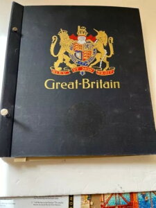 1840年から1970年代のヴィクトリア女王発行の切手を含む英国の切手コレクション