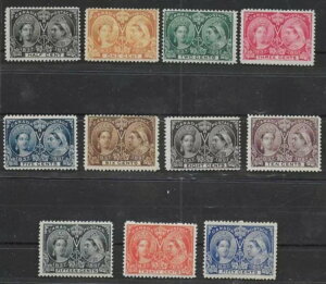 Ji_؎ 1897 SG 121-134 MLH VF
