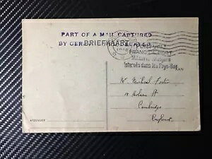 1916�N��ꎟ���E���ŕߊl���ꂽ�x���X�֕��̊G�t���̕\���i�C�M���X�A�P���u���b�W�j