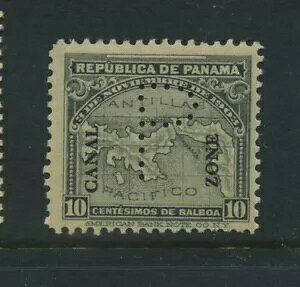 Canal Zone Scott #37 Var �����uP�v�p�[�t�B�� **���A** �~���g �X�^���v CZSG 37.PP