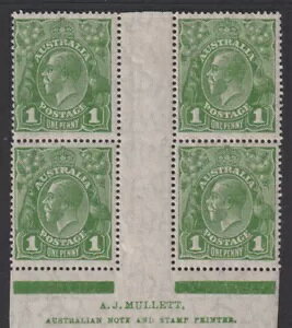 I[XgA KGV SM Wmk 1d O[ P14  SG 86 MVLH Cv $1,000++ [E8807]