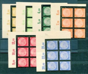 DR-3.Reich 548/53 ECKRAND-6er�u���b�N MNH�~���g�iZ4519