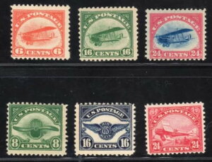 1918-1923�N US SC C1-C6�AMNH 1st �q��X�փZ�b�g 6�_�Z�b�g�A�W�F�j�[�E�f�n�r�����h F/VF