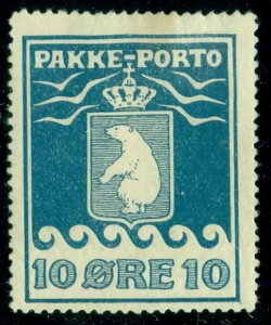 GREENLAND #Q4a (P3) 10ore Pakke PortoALHACgXeCAPollak certAScott $750