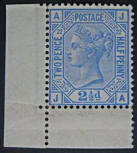 GB SG157 QV 1881 2-1/2d �u���[�A�v���[�g22�AWmk �N���E���AJA�A���Ȃ��A���}�E���g �~���g