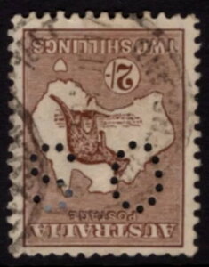 I[XgA [X 1915 3rd Wmk (]) 2/- uE OS SG ?49w VFU Cv ?850 [D6087]