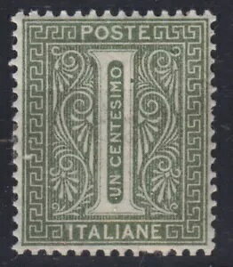 C^A 1863-65 1 Centesimo De La Rue h N.L14 G.O MH* ؖ