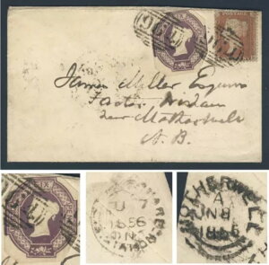 GB QV - LNWR TPO �󏭁��R���N�^�[�Y���[�X�g�� ���C�g�o�b�O 964 �L�����Z�� 6d �G���{�X���H
