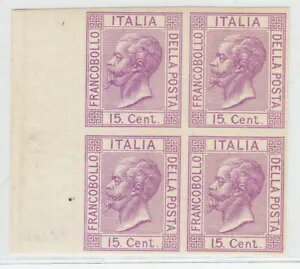 1867年 キングダム 4ペンス エッセイ 15セント ストライプ背景 G.I MNH** SPL 9