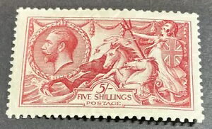 GB SG401 KGV 1913 5/- ���[�Y�J�[�}�C���E�H�[�^�[���[�A�V�[�z�[�X�A�}�E���g�t���~���g