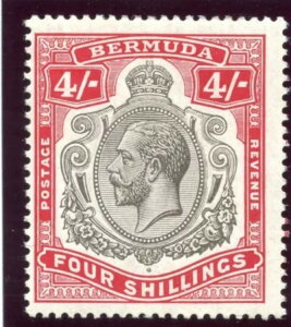 �o�~���[�_ 1918 KGV 4s �u���b�N���J�[�}�C�� �E��̊����Ƀj�b�N���� MLH SG 52bc