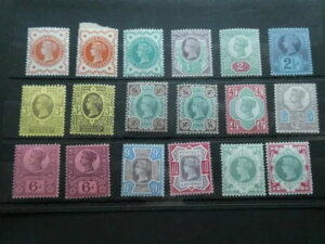 GB 1887 SET 18 TO BOTH 1/- MNH�A3d�A4d�A6d�A5d CAT �̗������܂� ?1,130