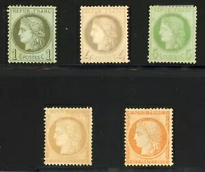 tX 1870-1873 Ceres Scott#'s 50/52/53/56/59 ~g VF KȂ  ??